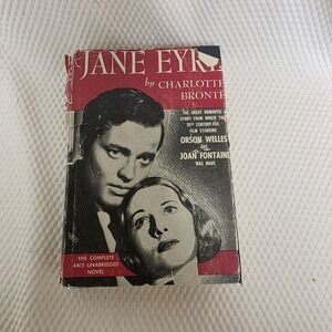 1946 Jane Eyre by Charlotte Bronte 7th Printing Orson Welles Joan Fontaine 20th